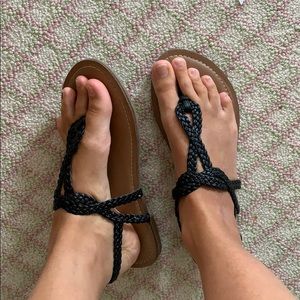 Merona Black Sandals